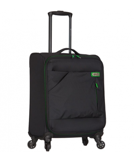 Kabinové zavazadlo SPIRIT T-1123/3-S - černá/zelená - 2. jakost