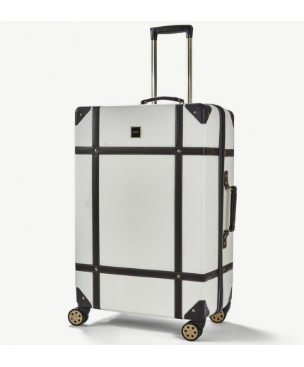 Cestovní kufr ROCK TR-0193/3-L ABS - krémová - 2. jakost