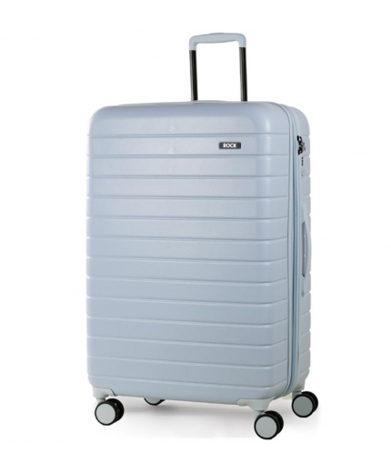 Cestovní kufr ROCK TR-0214/3-L ABS - světle modrá - 2. jakost