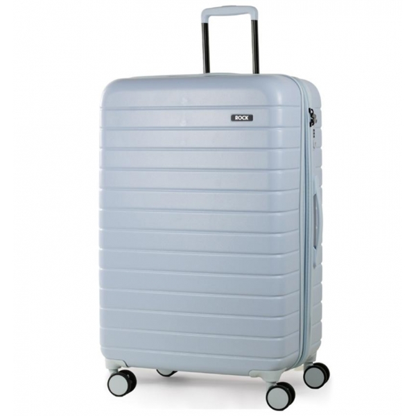 Cestovní kufr ROCK TR-0214/3-L ABS - světle modrá - 2. jakost
